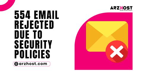 So I simply changed my mail client to send out mail through the Verizon. . 554 email rejected due to security policies mimecast